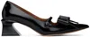 Shushu-tong Black Bow Detail Heels In Ba100