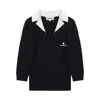 Shushu-tong Contrasting-collar Top