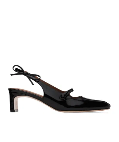 Shushu-tong Bow-tie High Heels In Black
