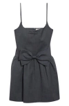 SHUSHU-TONG SHUSHU/TONG BOW TIE MINIDRESS