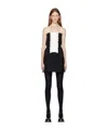 Shushu-tong Black Strapless Minidress In Black