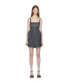 Shop Shushu-tong Crystal-embellished A-line Dress In Black