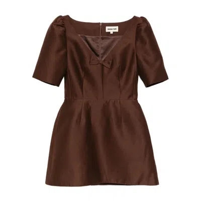 SHUSHU-TONG DRESSES BROWN