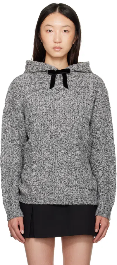 Shushu-tong グレー Knitwear フーディ