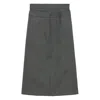 Shushu-tong Layered-details Midi Skirt