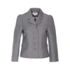 Shushu-tong Single-breasted Blazer In Gray