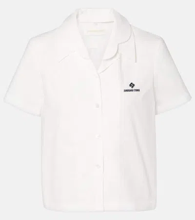 Shushu-tong Hemd Aus Baumwolle In White