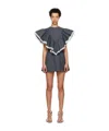 Shushu-tong Lotus Leaf Edge Dress In Multicolor