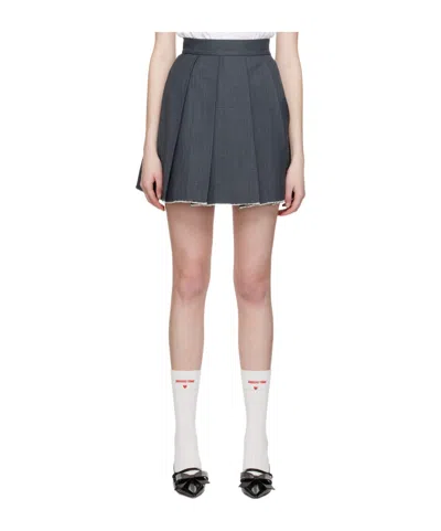 Shushu-tong Pleated Skirt In Black
