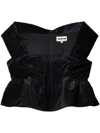Shushu-tong Pleated Top In Black