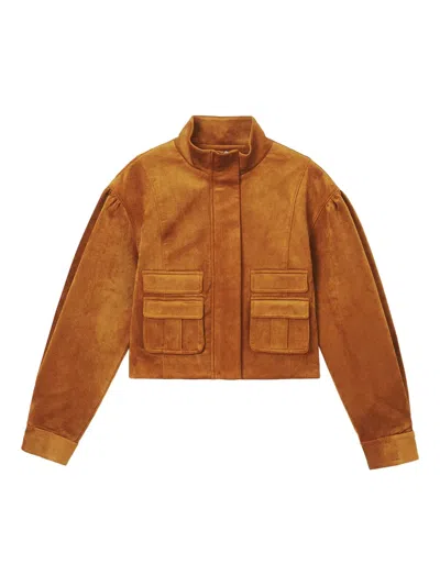 Shushu-tong Pocket Jacket In Brown