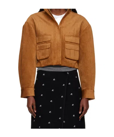 Shushu-tong Pocket Jacket In Brown