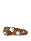 Shushu-tong Rubber Band Hair Clip In Brown