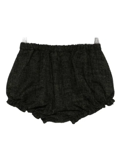 Shushu-tong Ruffled Shorts In Black