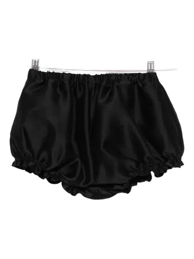 Shushu-tong Ruffled Shorts In Black