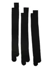 Shushu-tong Set Of 3 Logo-embroidered Socks