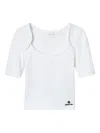 Shushu-tong Short-sleeved T-shirt In White