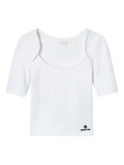 Shushu-tong Short-sleeved T-shirt In White