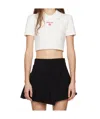 Shushu-tong White Embroidered-logo T-shirt In White