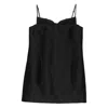 Shushu-tong Sweetheart-neck Mini Dress In Black