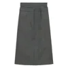 Shushu-tong Layered-details Midi Skirt In Multicolor
