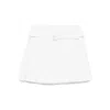 Shushu-tong Pleated Mini Skirt In White