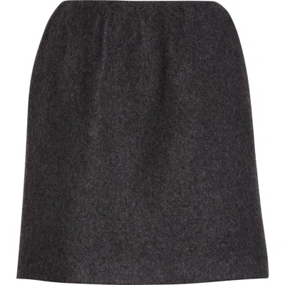 Shushu-tong Shushu/tong Smocked Miniskirt In Gray
