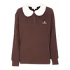 Shushu-tong Logo-embroidery Zip-collar Sweatshirt In Multi
