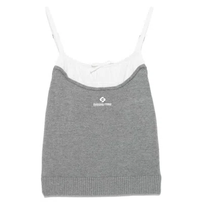 Shushu-tong Shushu/tong Tops In Grey
