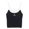 Shushu-tong Patchwork Knit Camisole In Multicolor