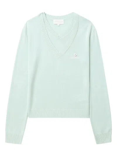 Shushu-tong Silk-cashmere Jumper In 绿色