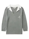 Shushu-tong Silk-cashmere Knitted Top In Grey