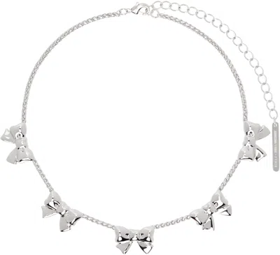 Shushu-tong Silver Yvmin Edition Metal Bow Necklace