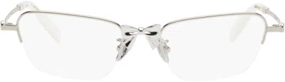 Shushu-tong Silver Yvmin Edition Metal Bowknot Glasses