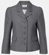 Shushu-tong Single-breasted Blazer In Gray