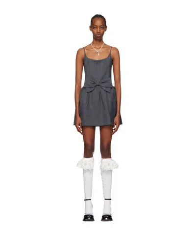 Shushu-tong Sleeveless Dress In Gr100 Grey