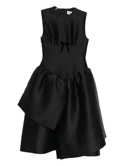 SHUSHU-TONG SMOCKED-PANEL DRESS
