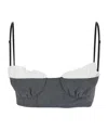 Shushu-tong Gray Spaghetti Strap Top In Grey