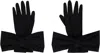 Shushu-tong Ssense Exclusive Black Bow Gloves In Black