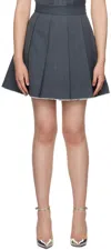 Shushu-tong Ssense Exclusive Gray Miniskirt In Gr100 Grey