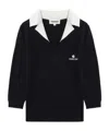 Shushu-tong Contrasting-collar Top In Black