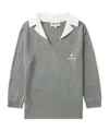 Shushu-tong Silk-cashmere Knitted Top In Gray