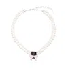 Shushu-tong X Yvmin Bow-pendant Necklace