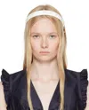 Shushu-tong White Yvmin Edition Hand-painted Floral Headband