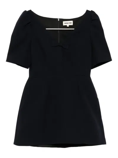 Shushu-tong Wool Dress In Blue