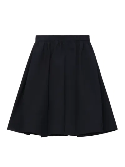 SHUSHU-TONG WOOL-SILK SKIRT