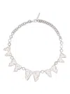 Shushu-tong X Yvmin Bow Necklace In Metallic