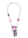 Shushu-tong X Yvmin Doll-pendant Necklace In White