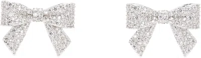 Shushu-tong Yvmin Edition Pave Bowknot Earrings In Metallic