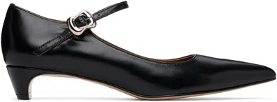 Shushu-tong Black Low-heel Mary Jane Heels